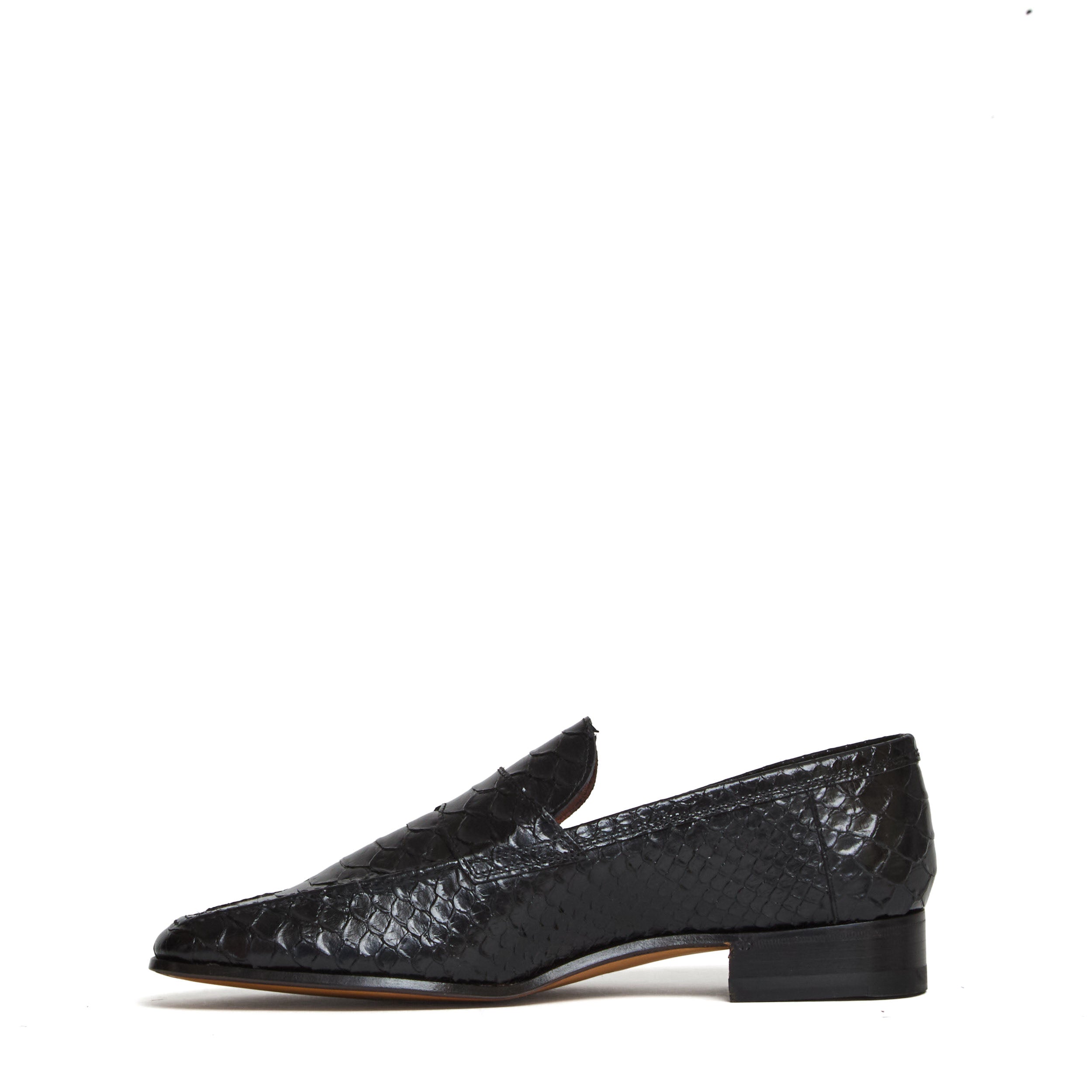Python Mono Printed Alain Loafers