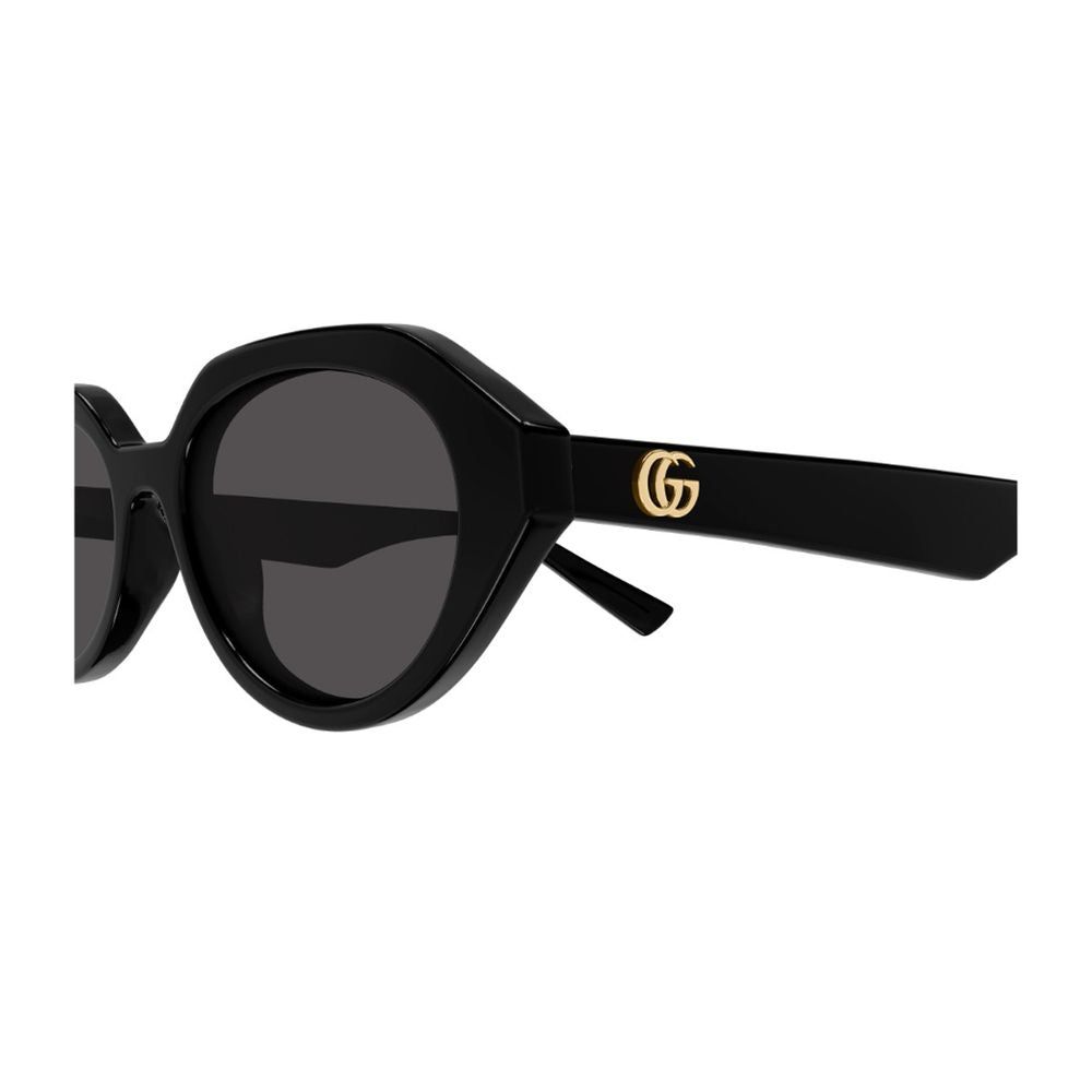 Geometric Oval Frame Sunglasses with Double G Logos GG2178S Linea Emblem