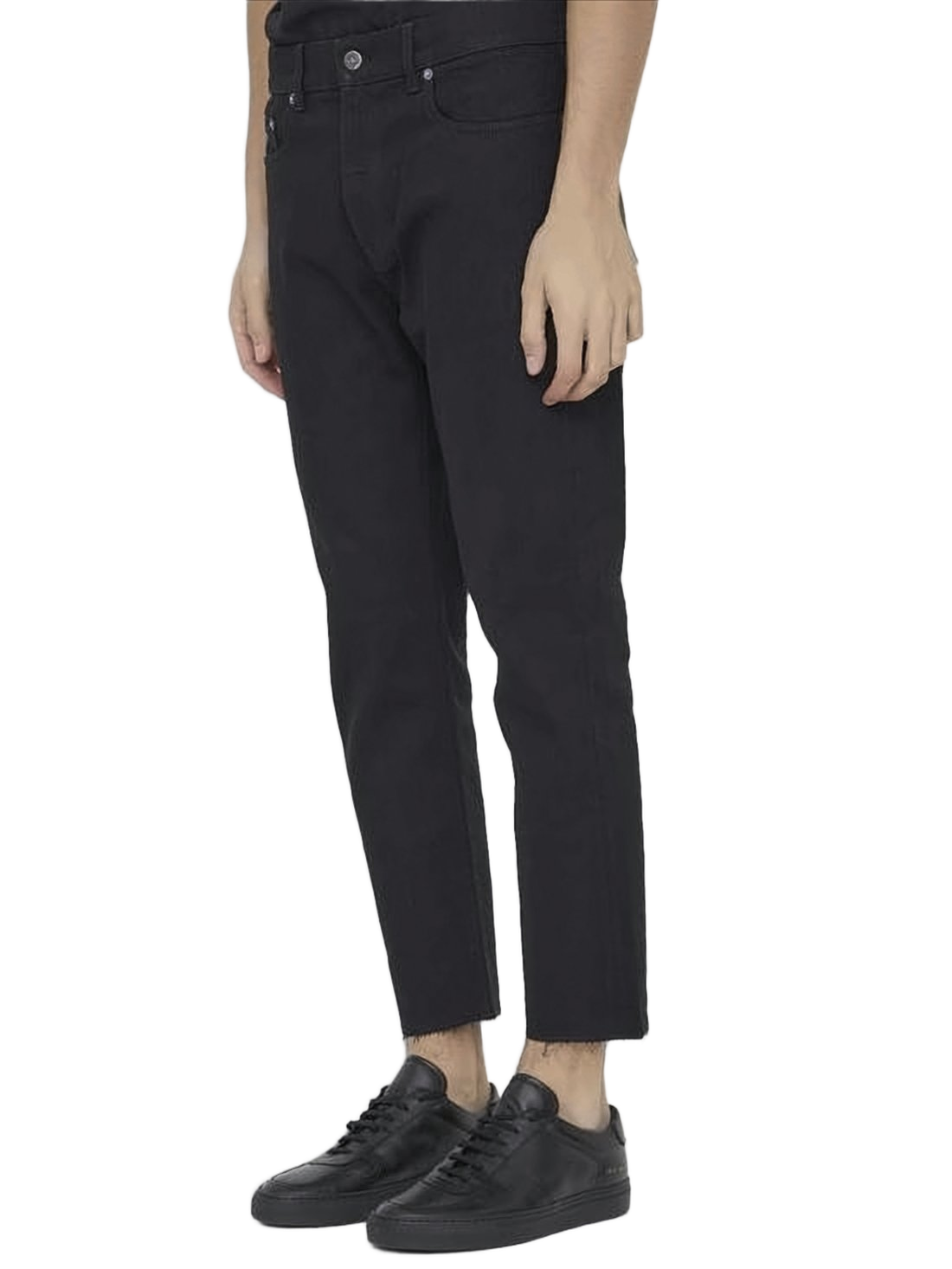 Slim Fit Black Denim Pants