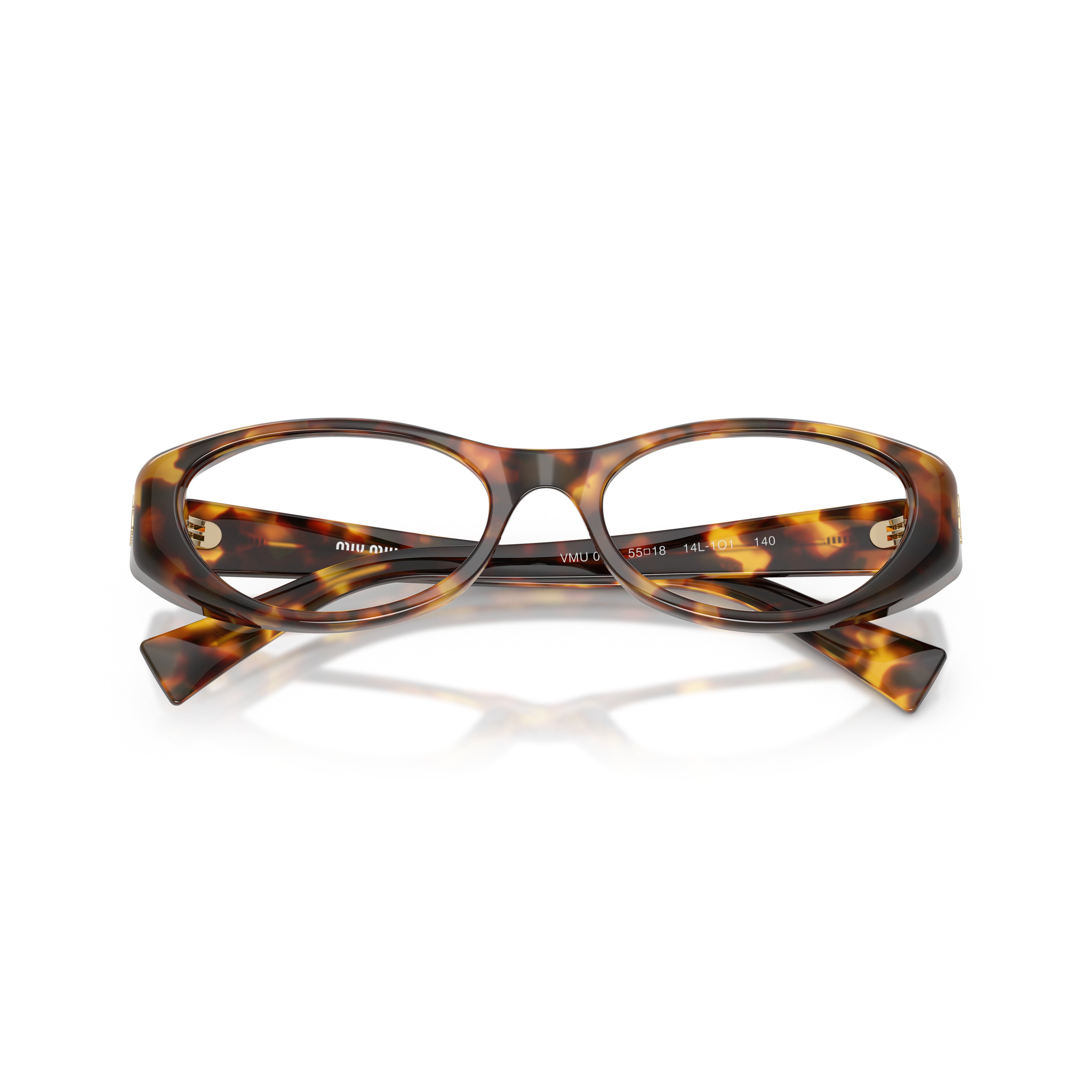 0mu 03zv Tortoiseshell Oval Frame Eyeglasses