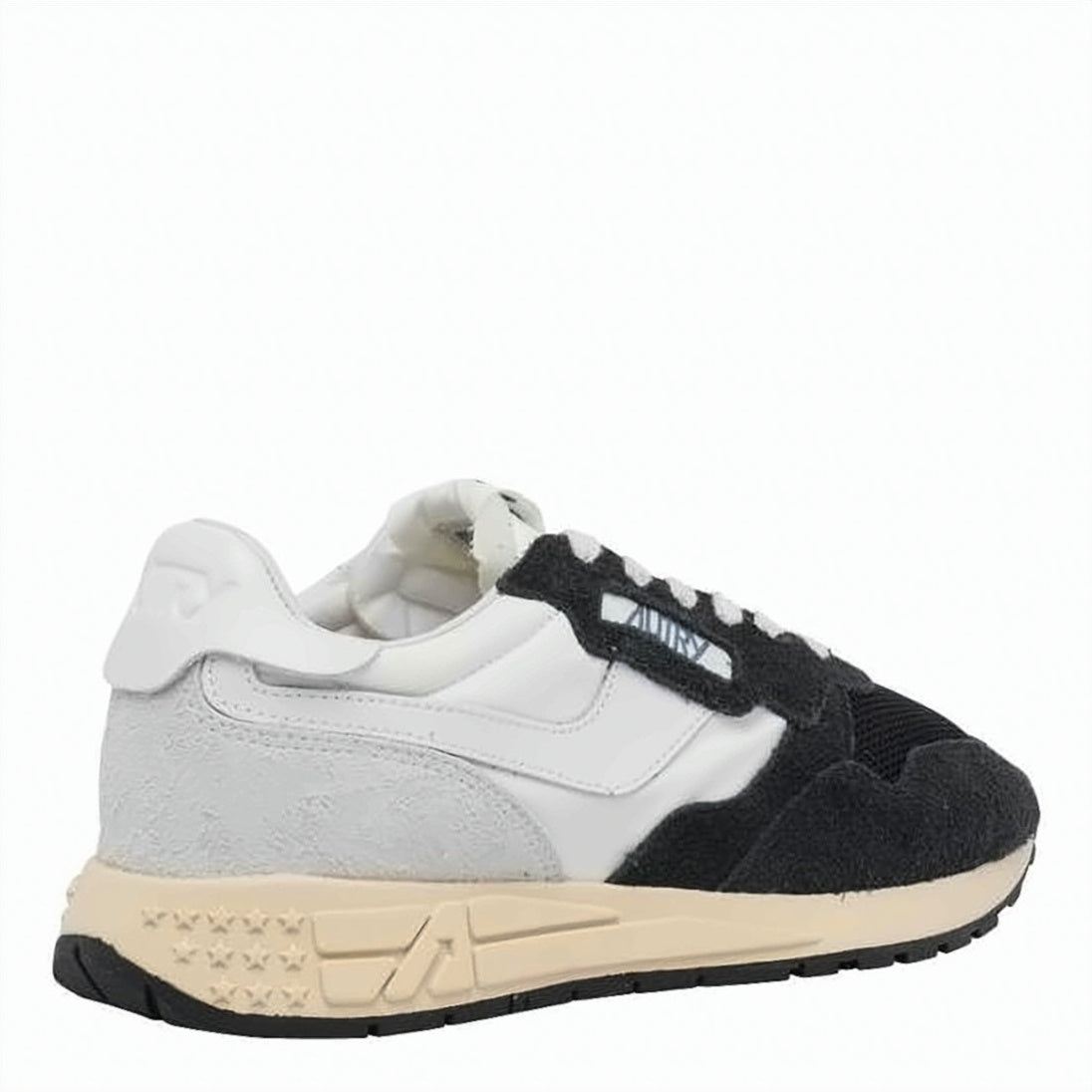 Layered Sneakers With Leather, Suede,
