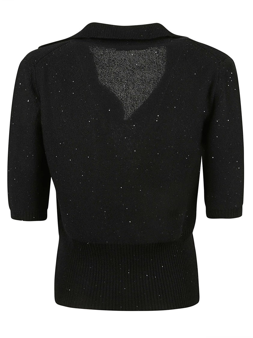 Classic Black Polo Top