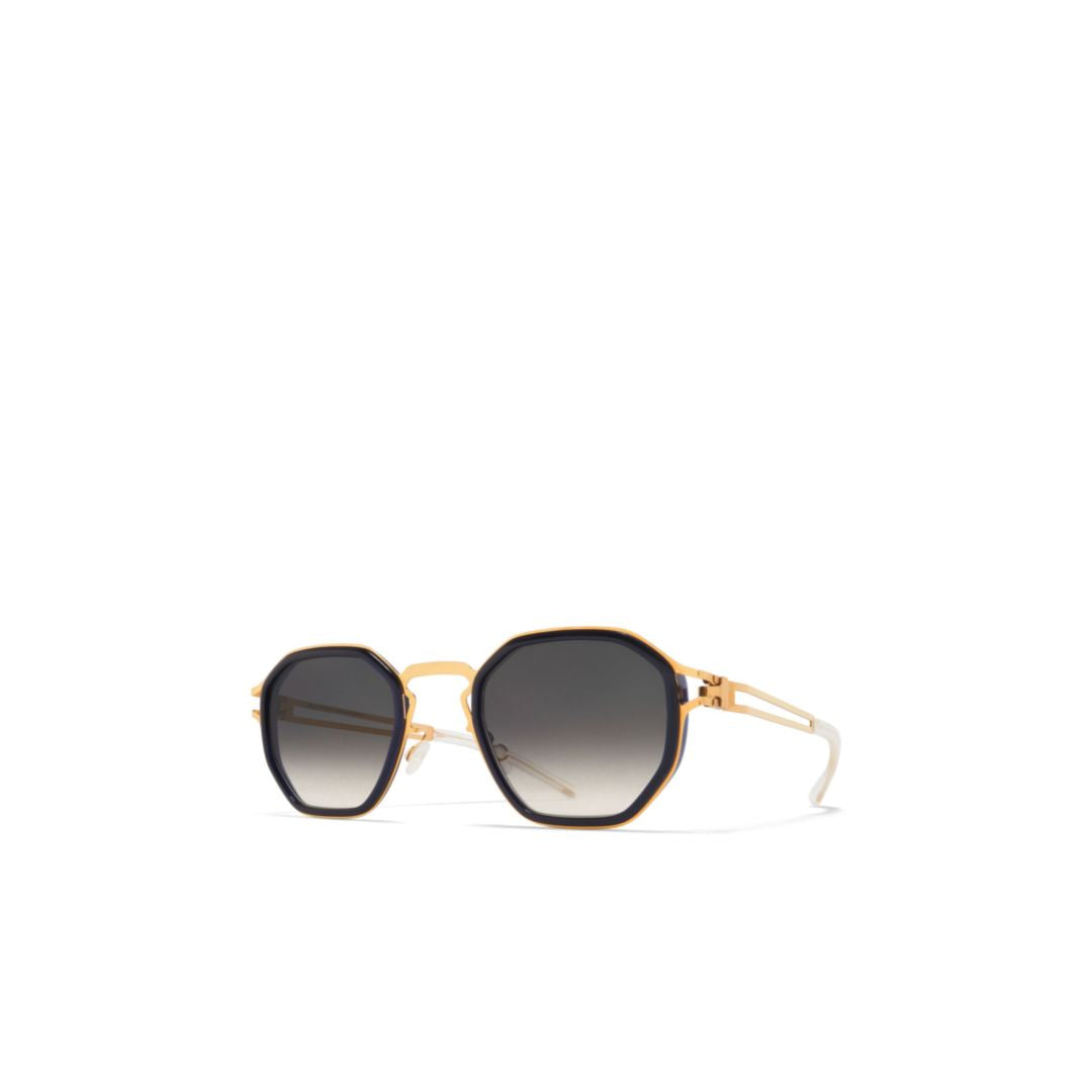 Gia Octagonal Gold-Toned Sunglasses