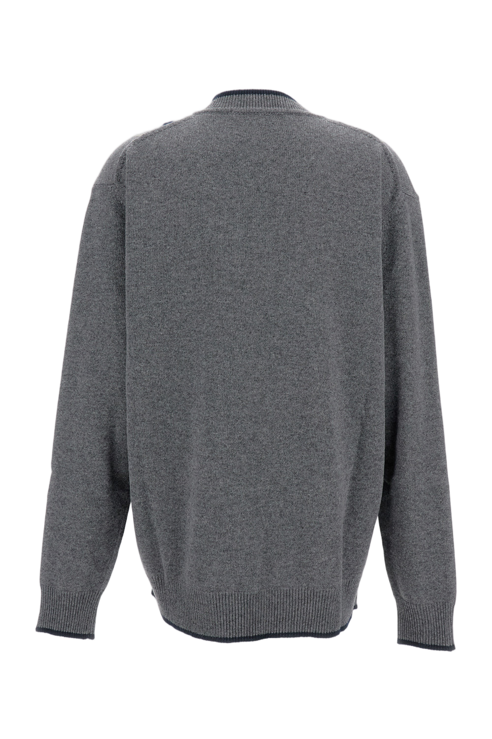 High Turtleneck Grey Knitwear