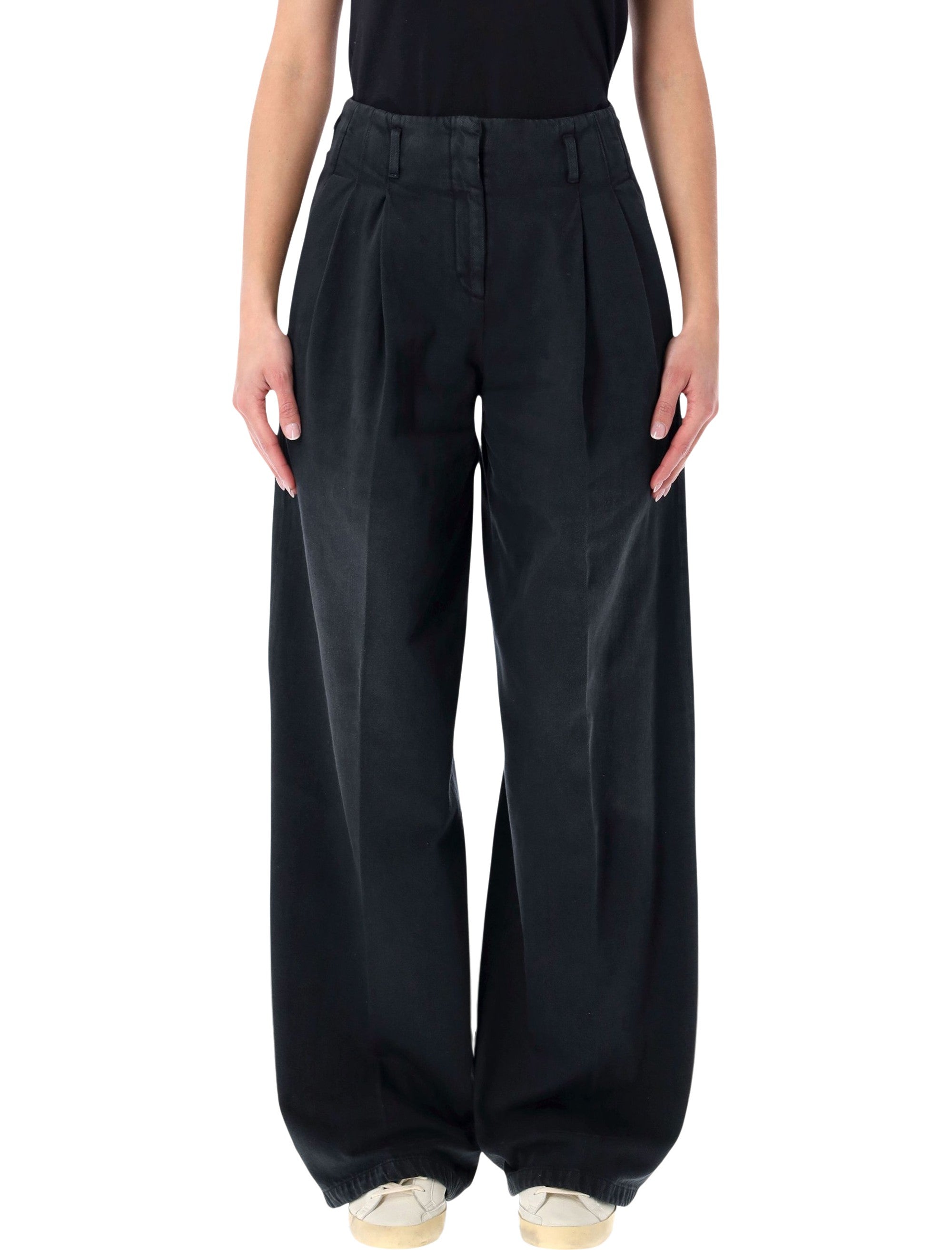 Flavia Wide-Leg Denim Pants