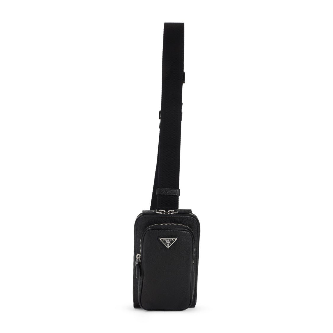 Textured Black Calf Leather Phone Cover