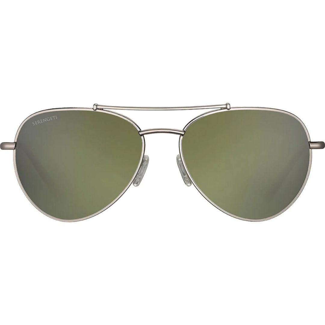 Pete Classic Aviator Sunglasses with Metallic Frame