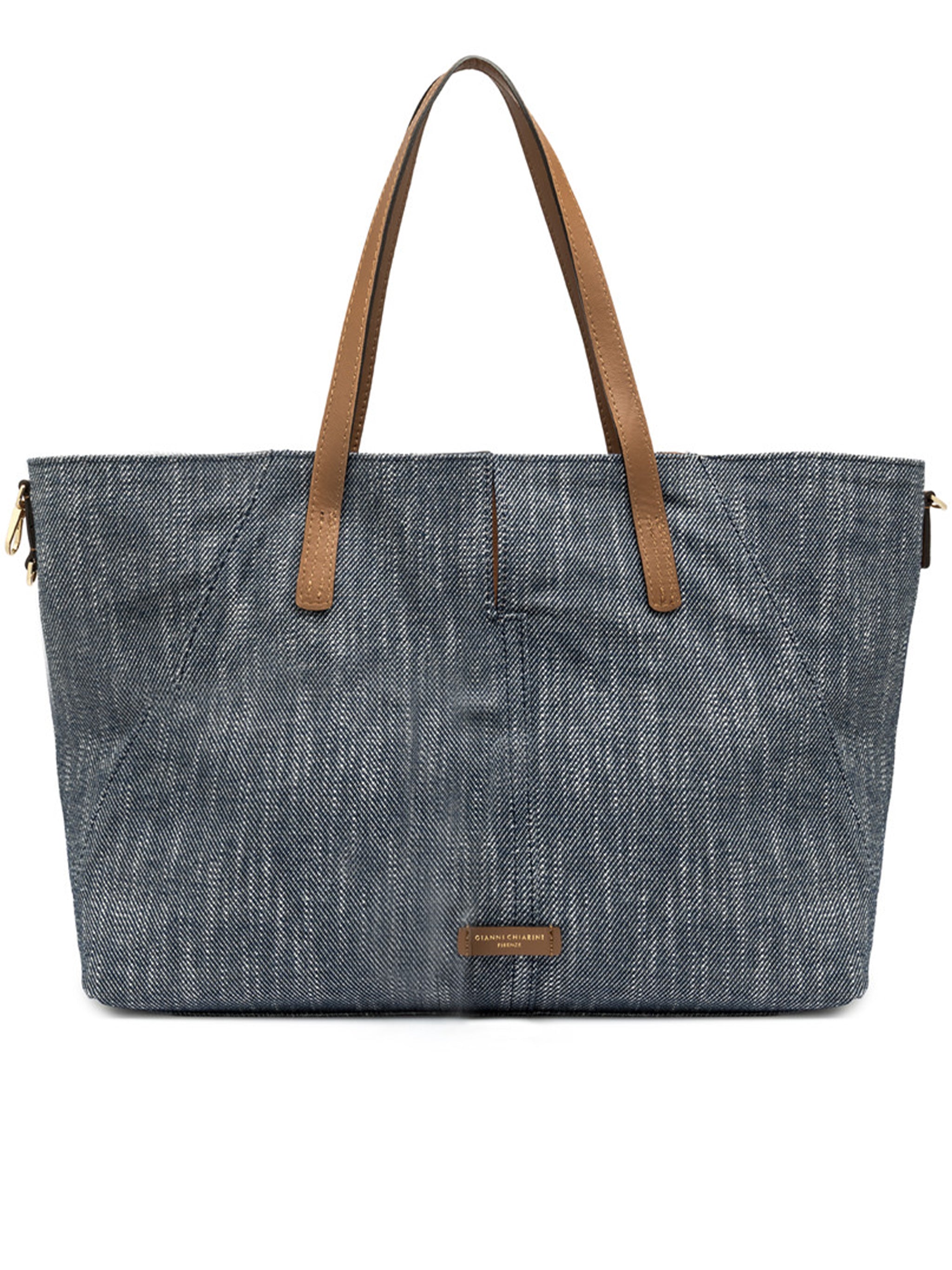 Maya Warm Brown Suede Structured Tote
