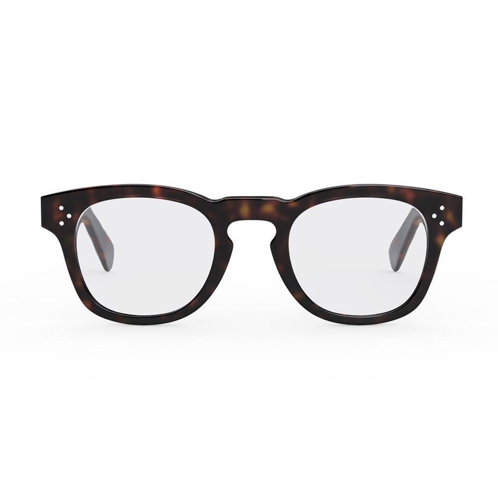 3 Dots Hd Havana-Pattern Squared Frame Sunglasses