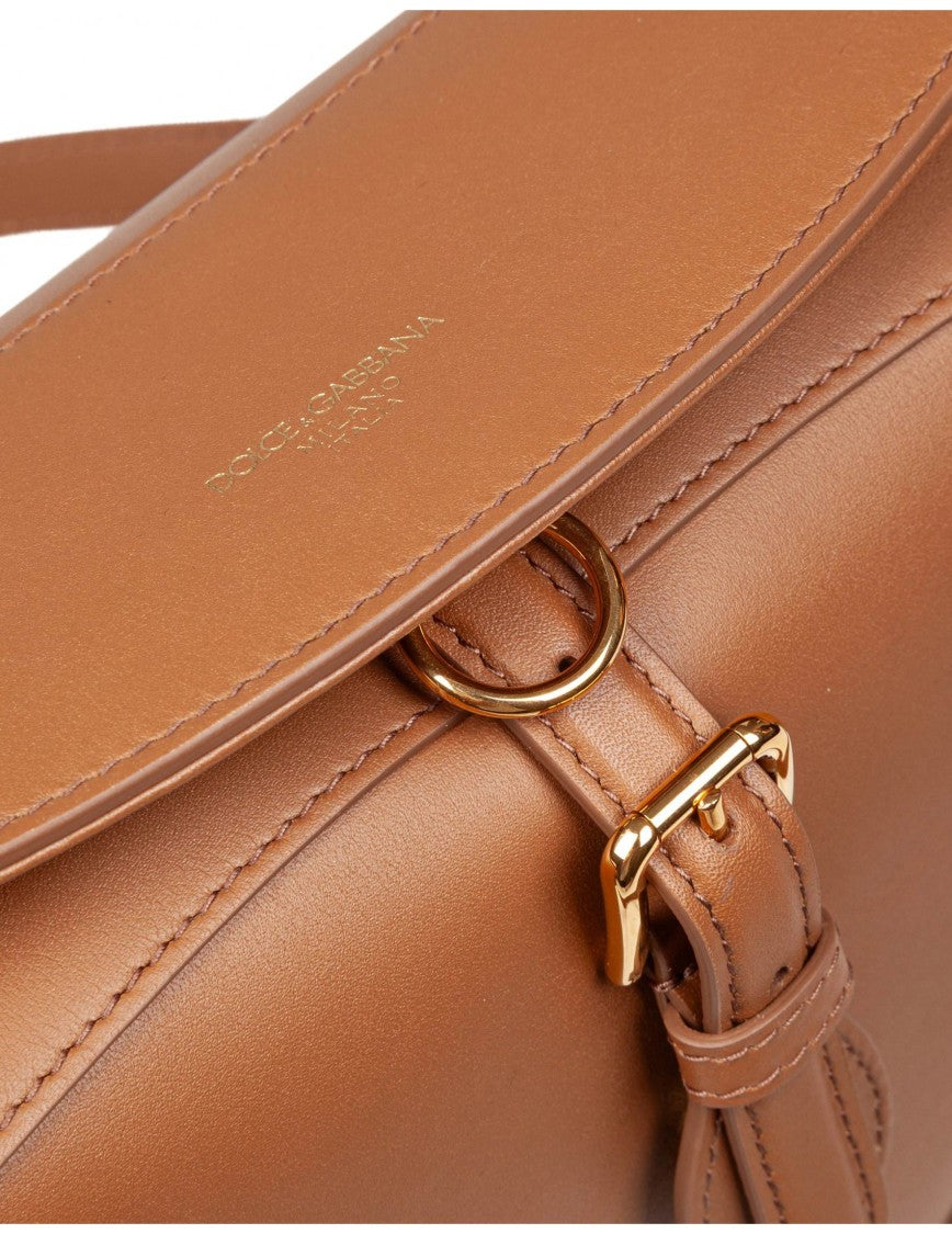 Caramel-Color Leather Coffa Capri Bag
