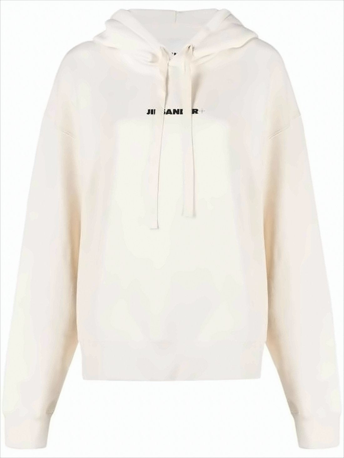 Relaxed Fit Cropped Hoodie with Drawstring