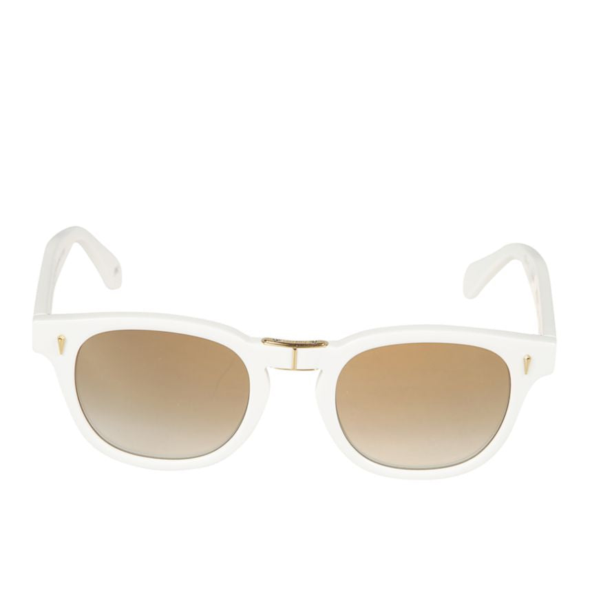 Woody Flag Gradient Brown Lens Square Frame Kador Sunglasses