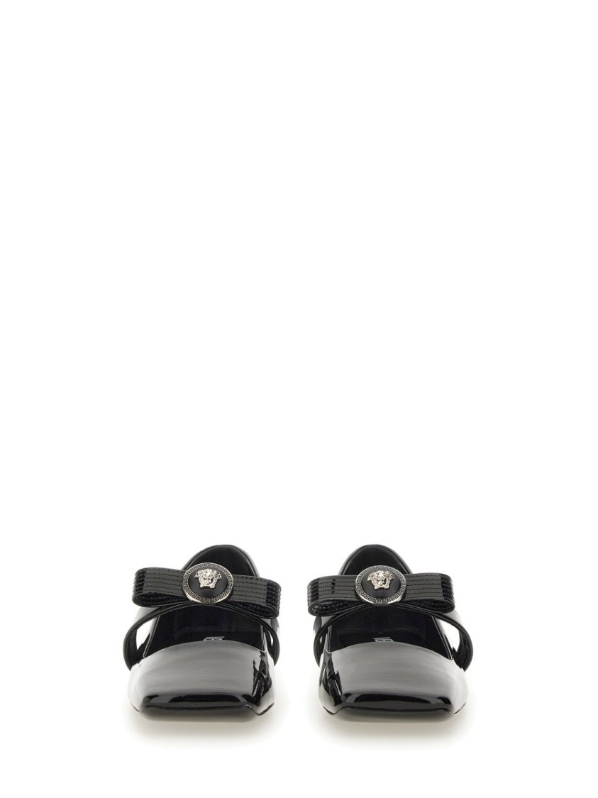 Patent Leather Ballerina "Gianni Ribbon"