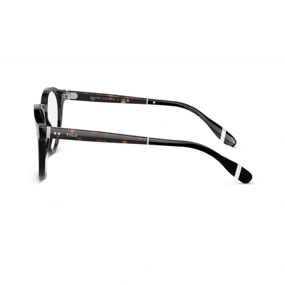 Ph2268 Phantos-Shaped Black Acetate Eyewear