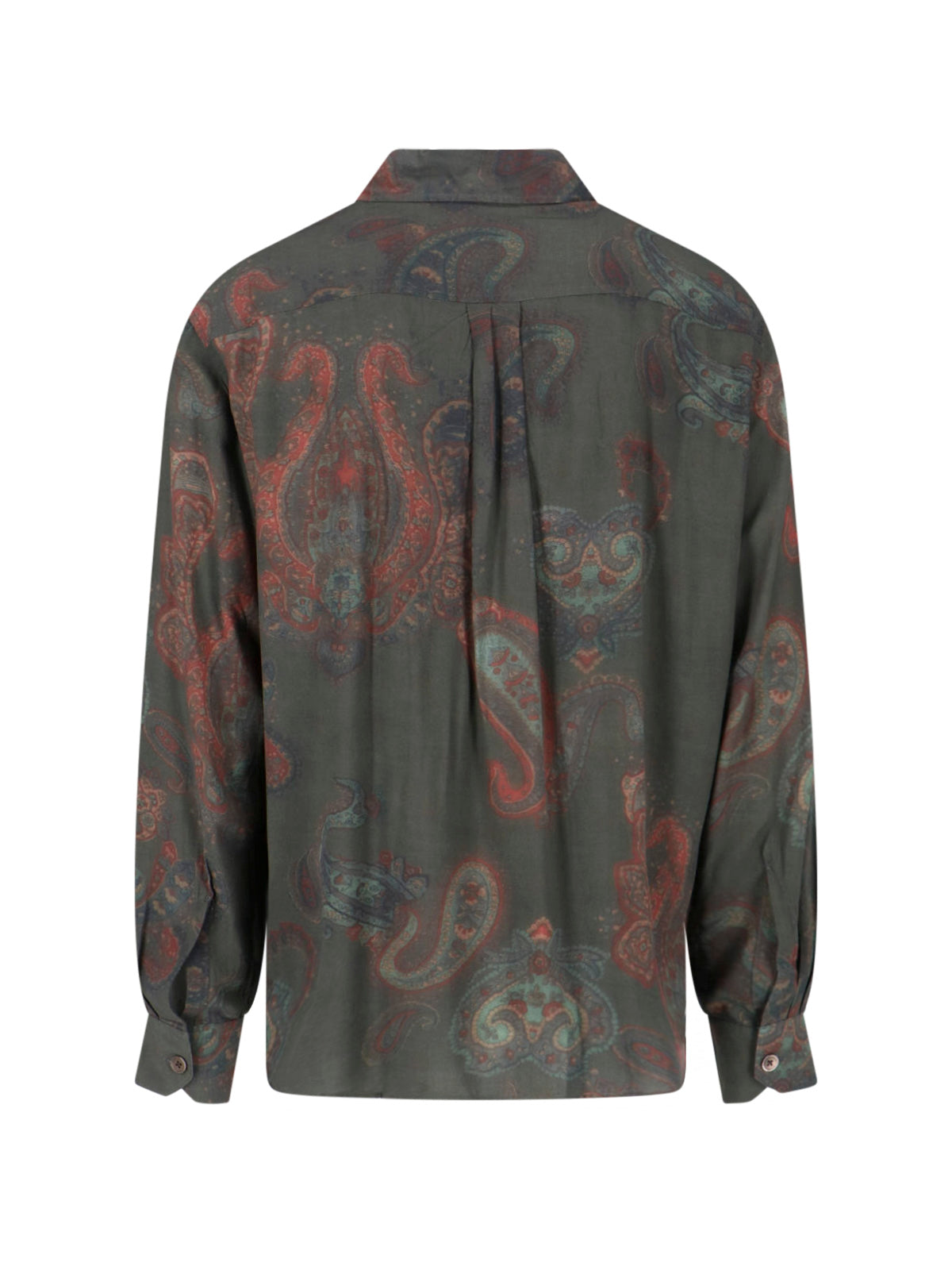 Green Forgotten Paisley Patterned Shirt