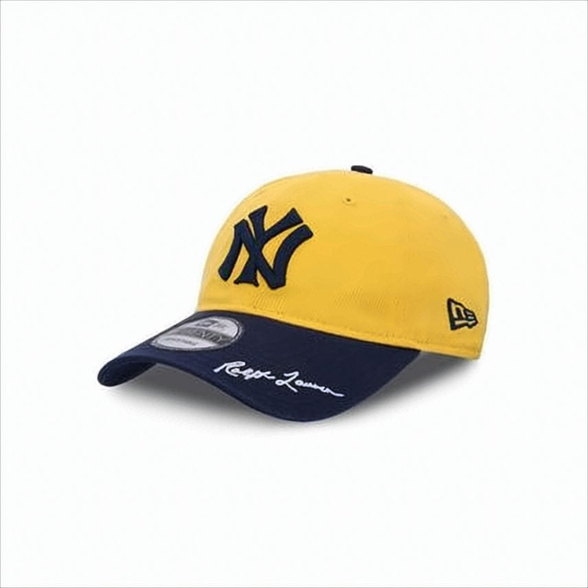 Two-Tone Baseball Cap with Embroidered Logo