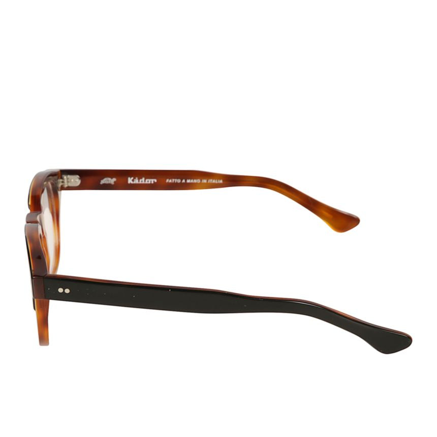 Boston/N Rectangular Tortoiseshell Sunglasses with Accented Frame