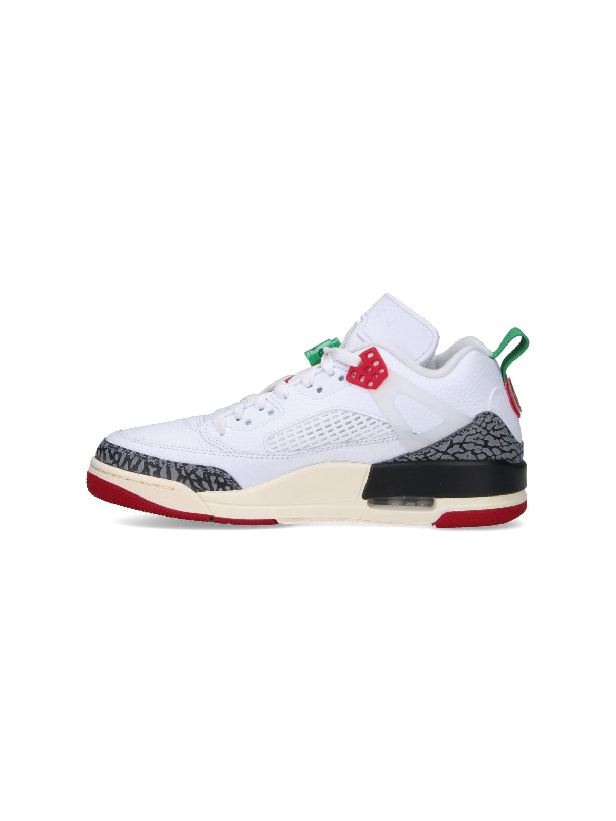 "Jordan Spizike Low" Sneakers, In White Leather