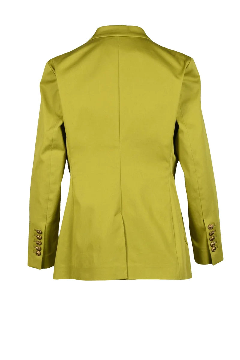 Double-Breasted Jacket - Acid Green