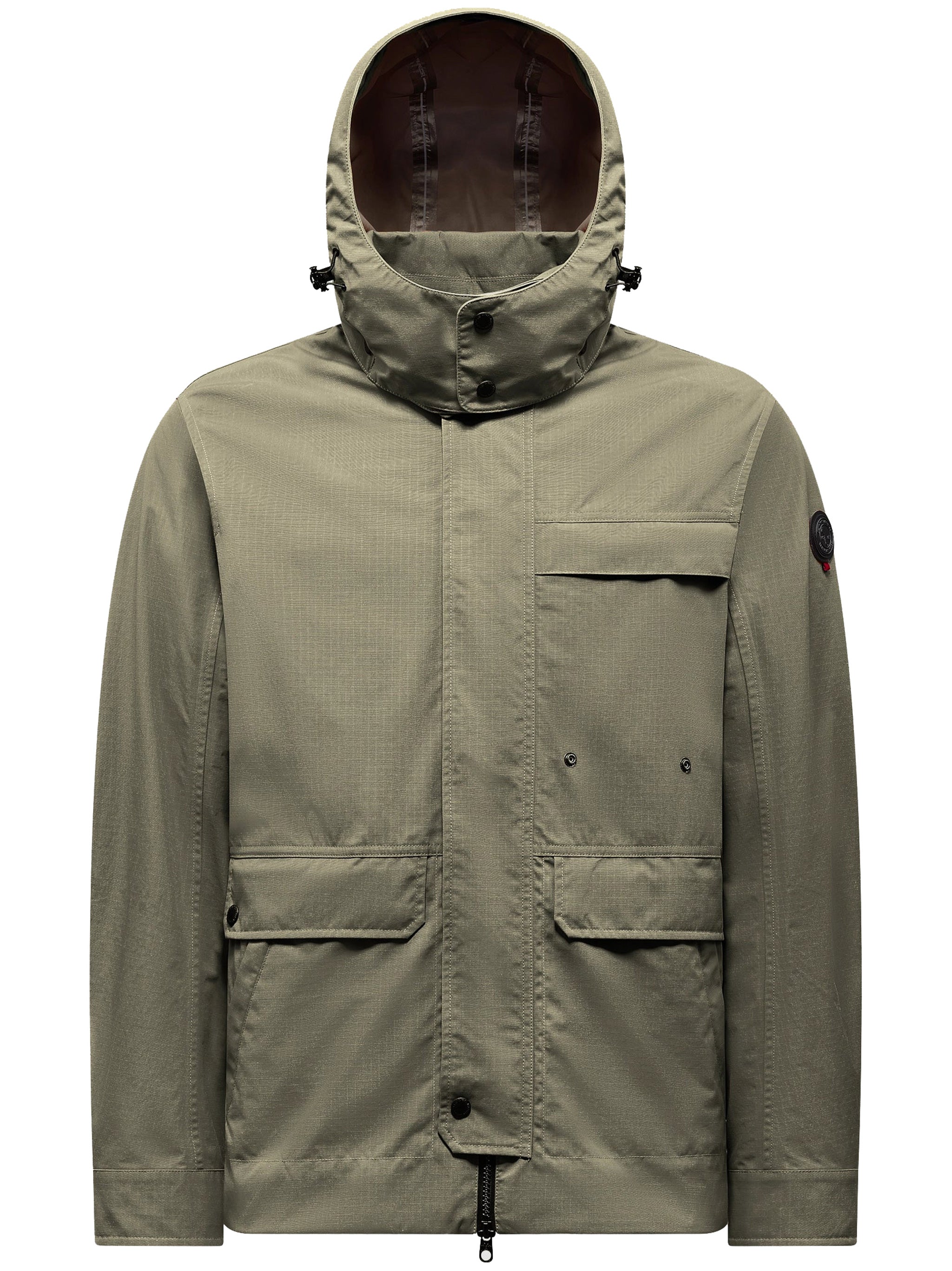 Choros Structured Hooded Flap Pocket Jacket