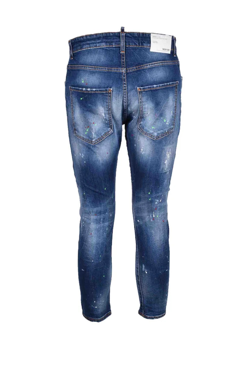 Slim Fit Blue Denim Jeans