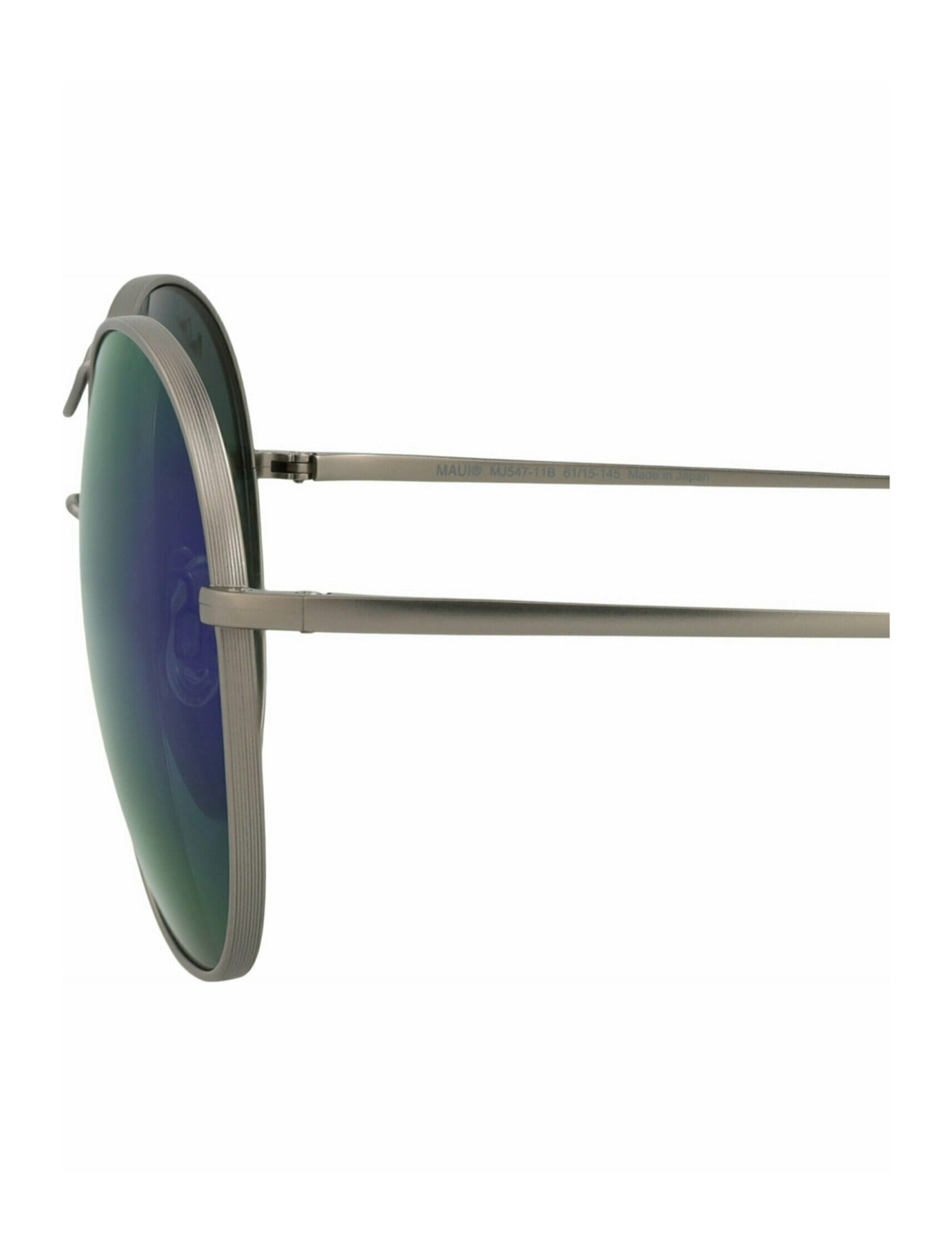 Round-Frame Titanium Sunglasses