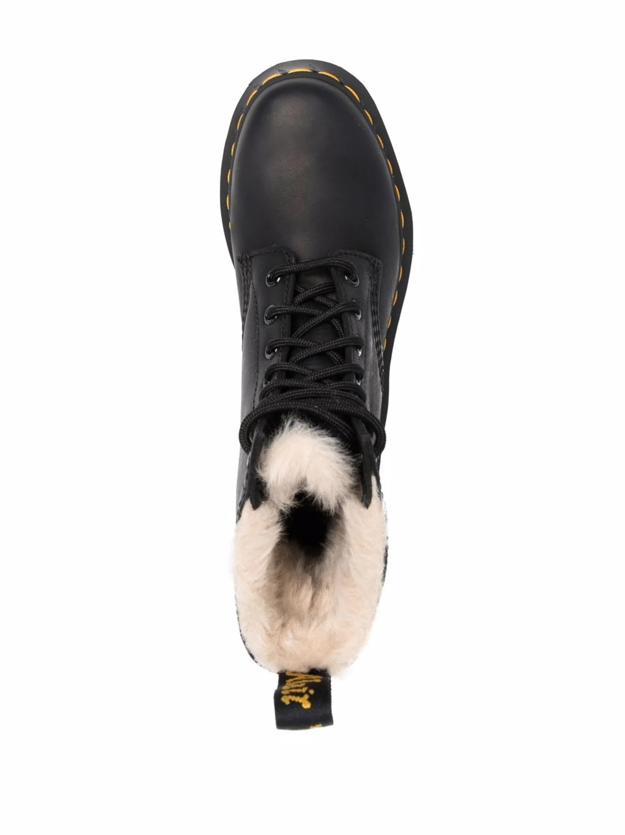 1460 Serena Shearling Lined Leather Boots