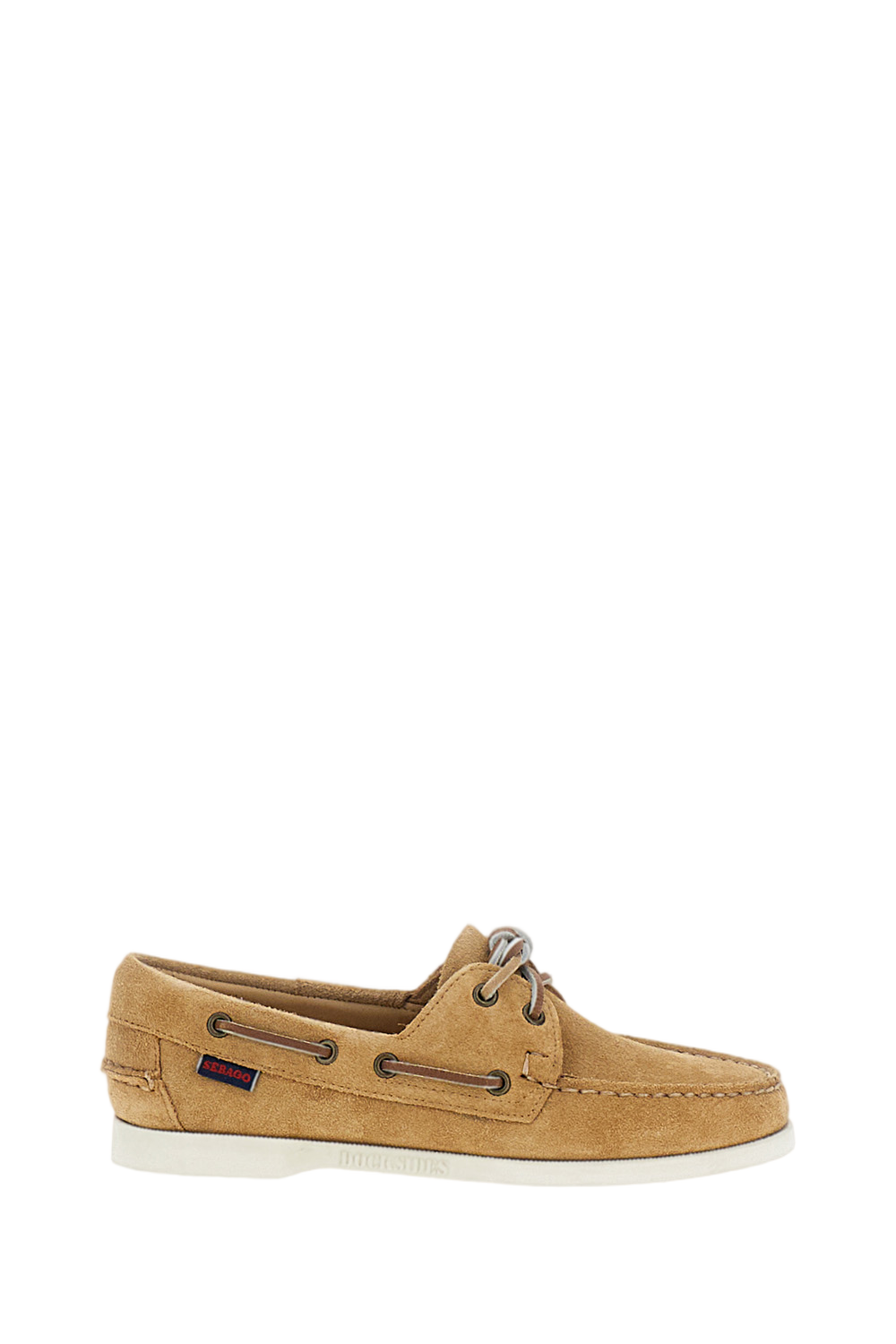 Beige Portland Flesh Out Suede Boat Shoes