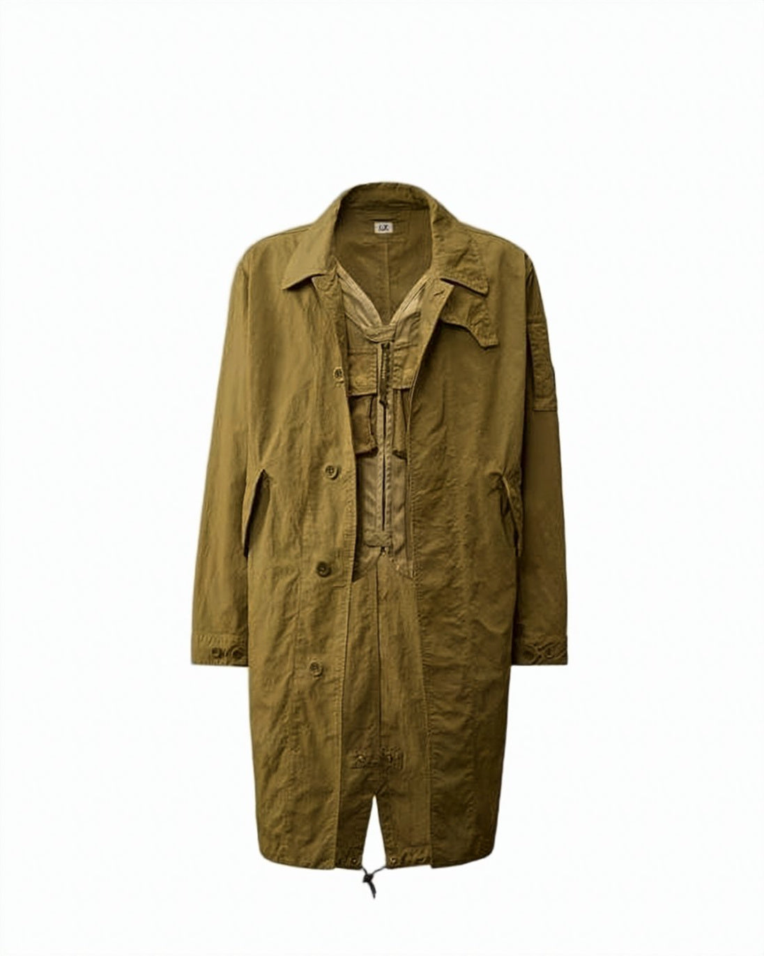 Structured Grey Cotton C.P. Company Jacket