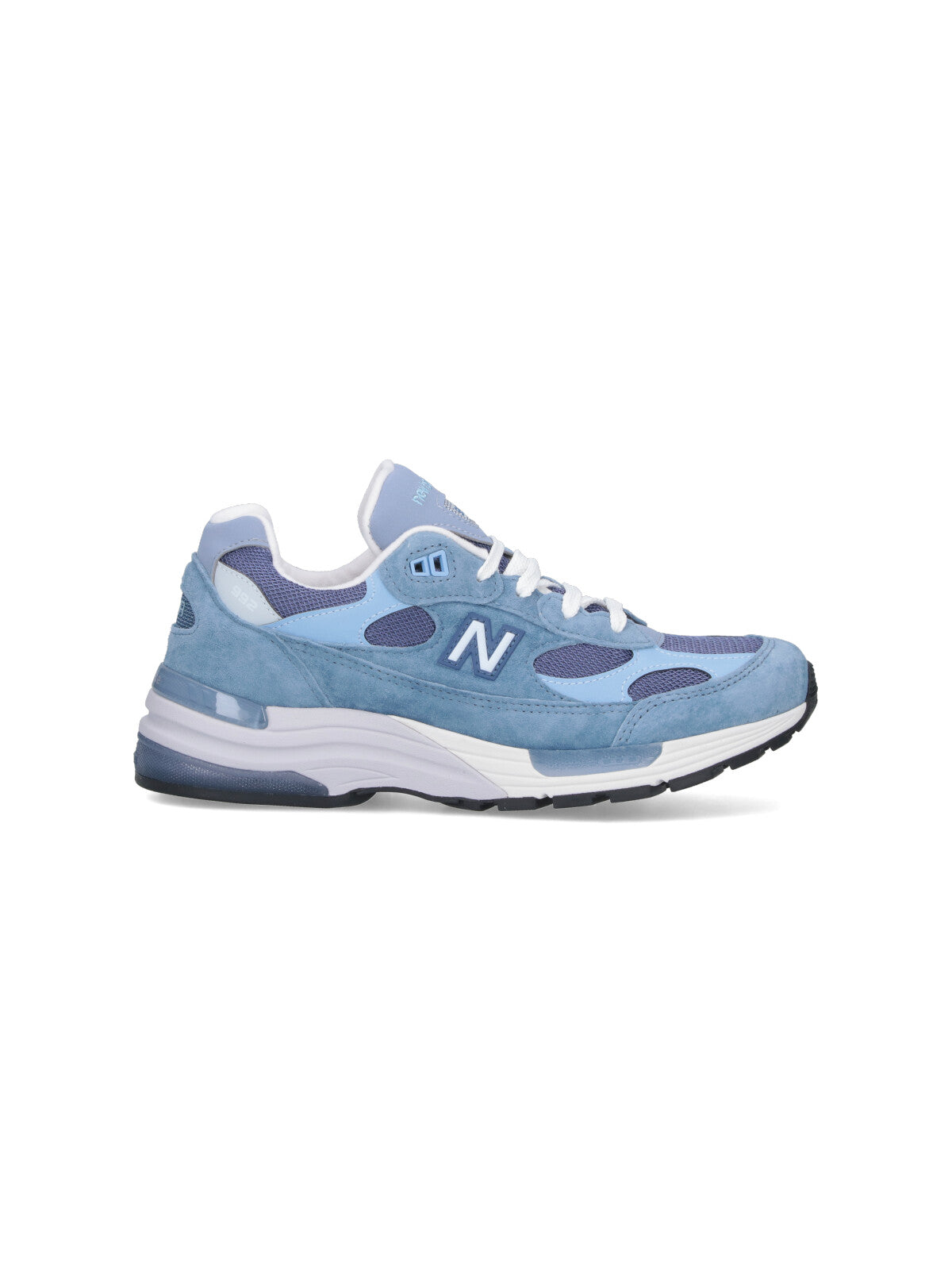 Suede Sneakers With Rounded Toe