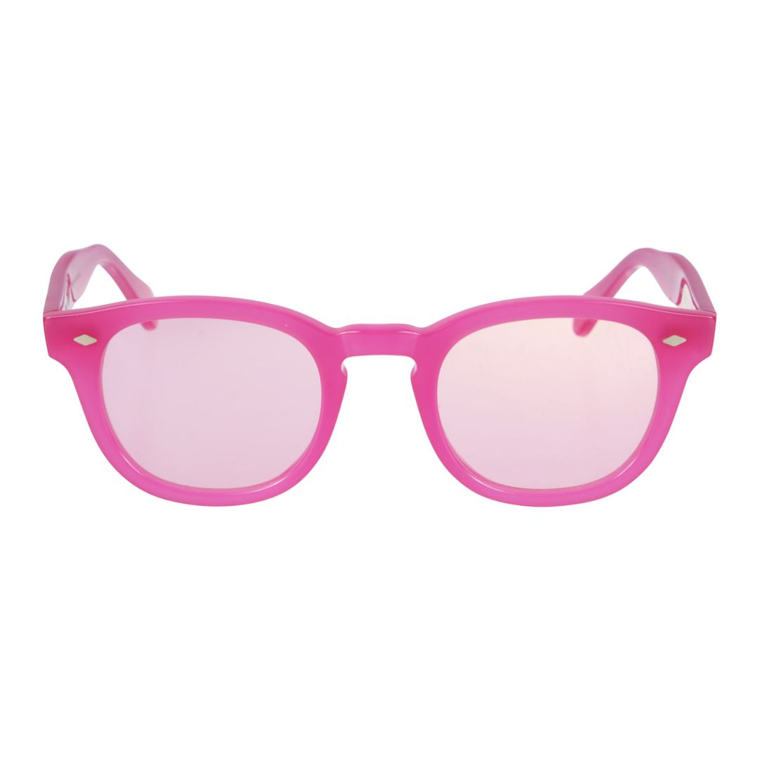 Woody Cal 49 Bold Rounded Frame Sunglasses