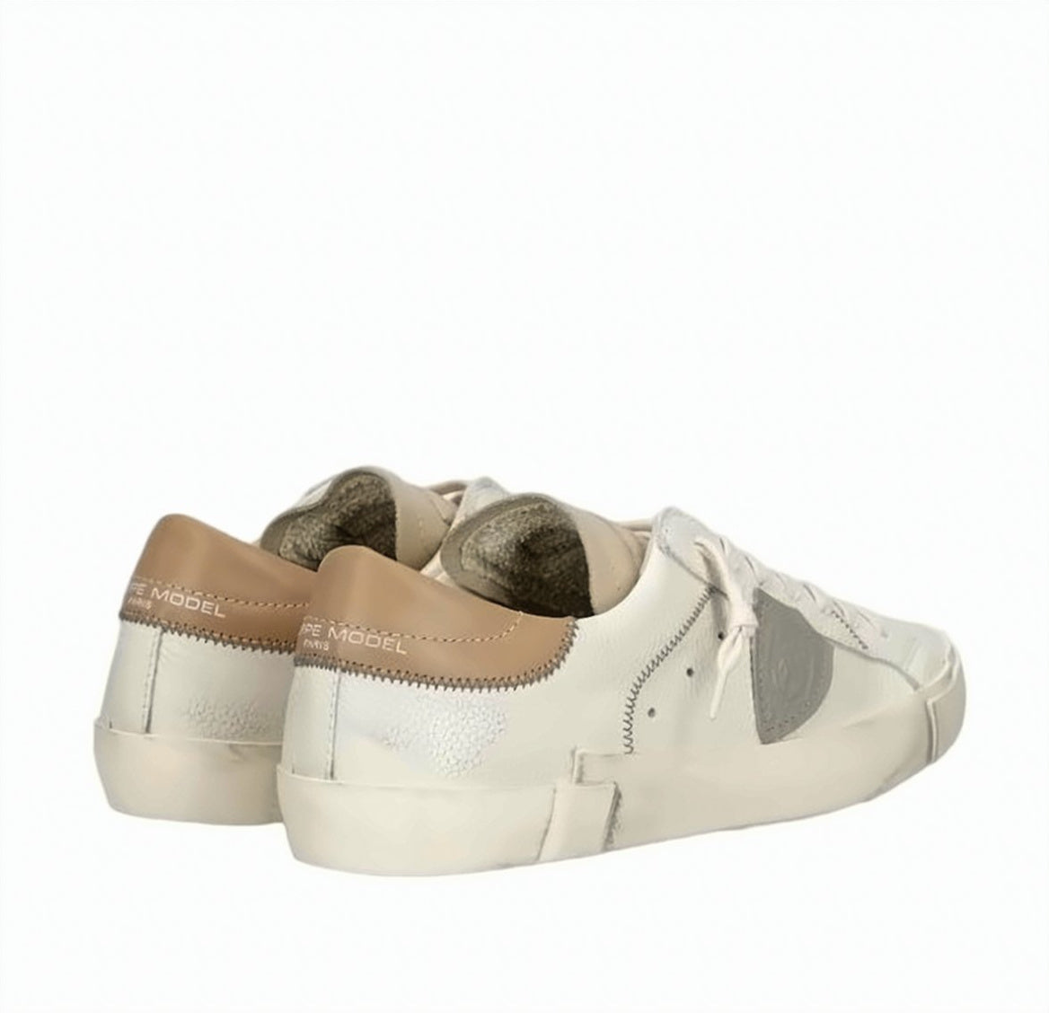 Prsx Low Leather Distressed Sneakers
