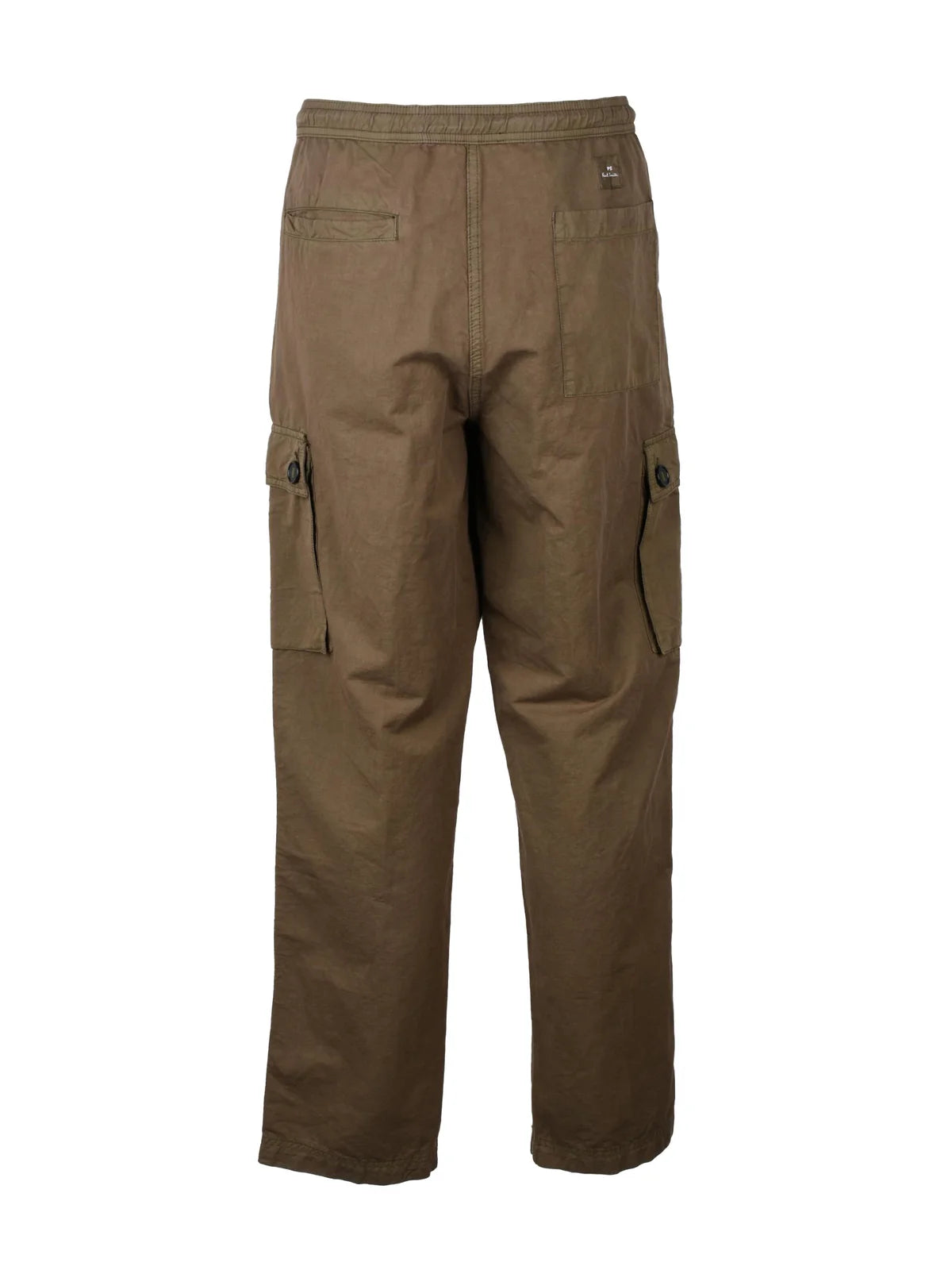 Cotton Linen Cargo Pants - Green