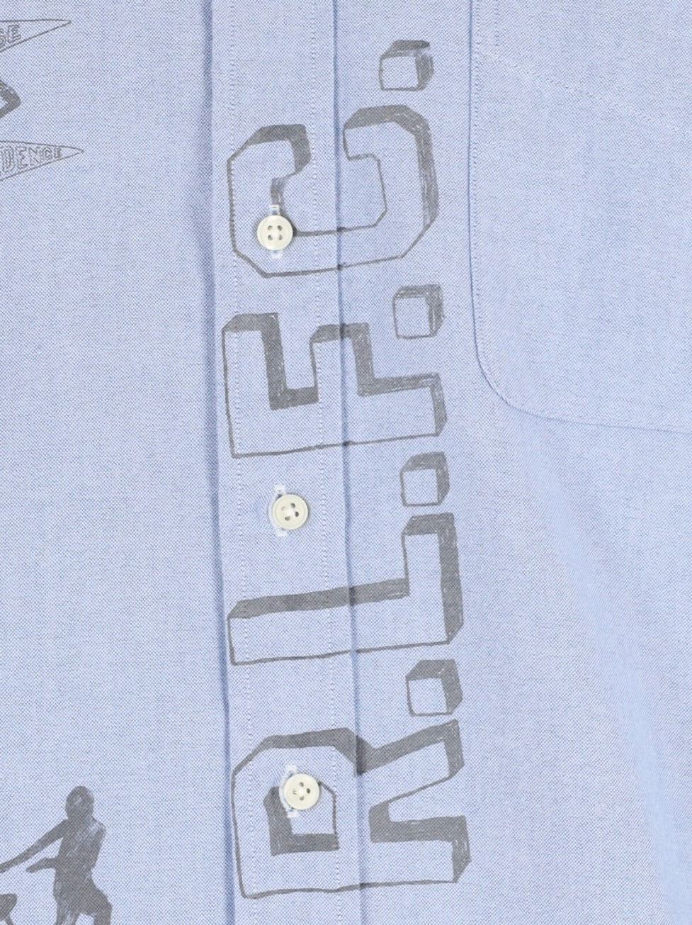 "Big-Fit" Shirt Light Blue