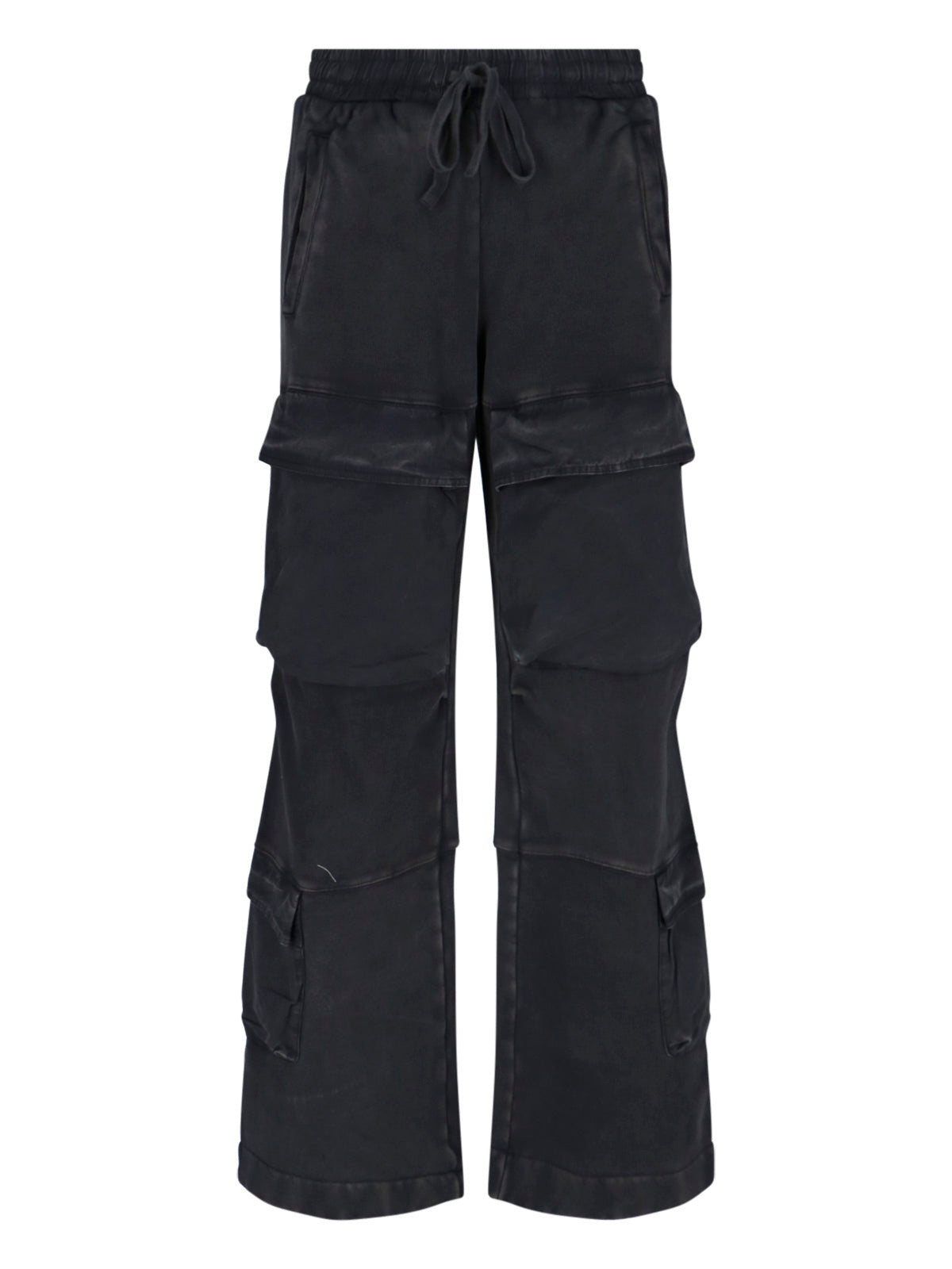 Organic Cotton Cargo Sport Pants with Drawstring Waist