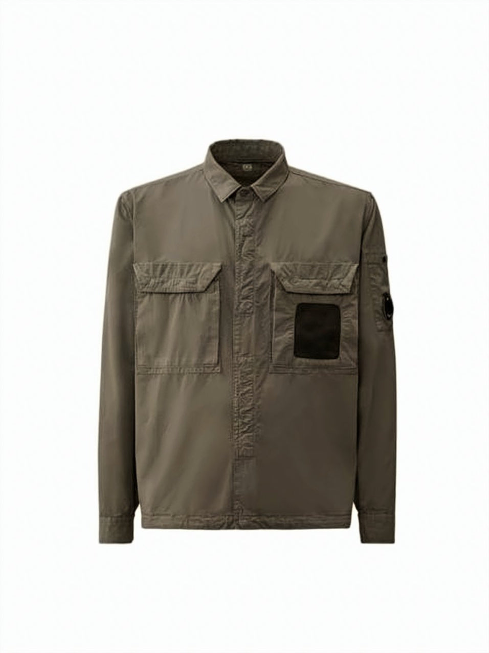 Structured Grey Cotton Jacket