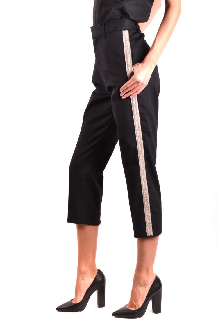 Cropped Trousers With Tailored Fit
