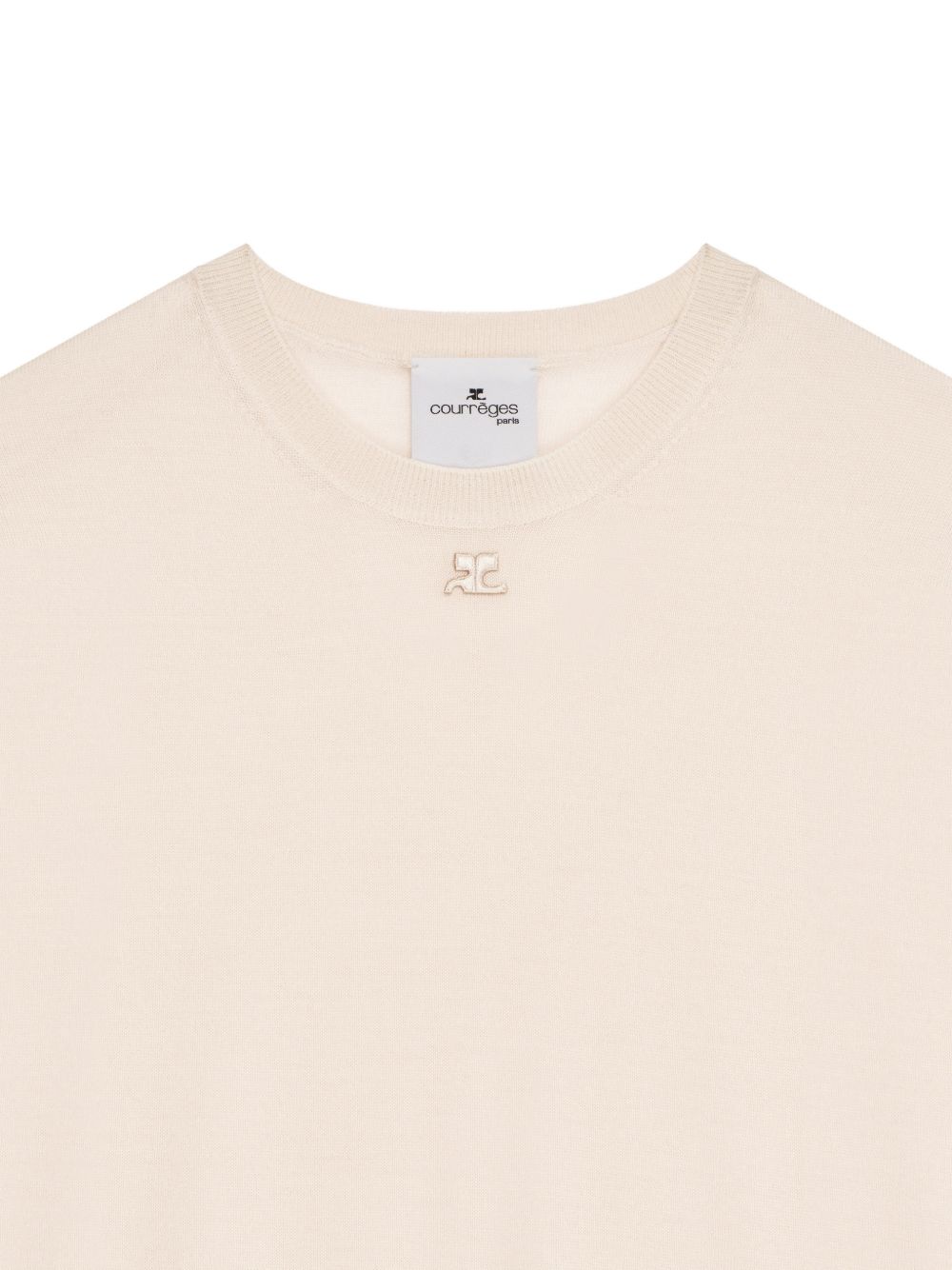 Short-Sleeved Top with Ribbed Detailing