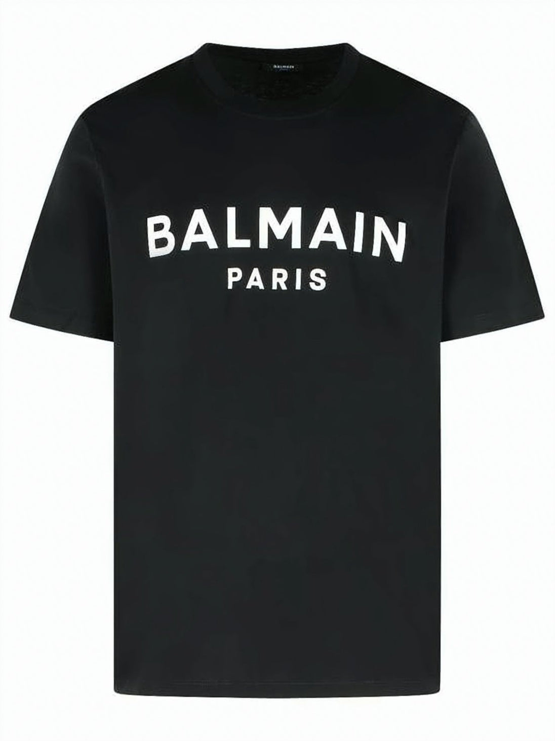 Black Cotton Crew Neck T-Shirt