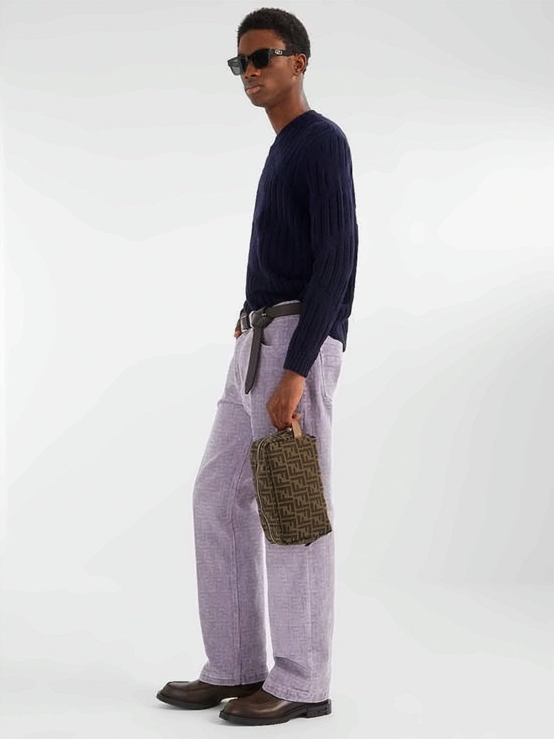 펜디 FF 자카드 토일레트리 케이스 파우치 DOM