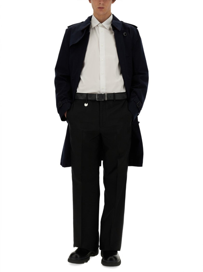 Straight-Leg Tailored Pants