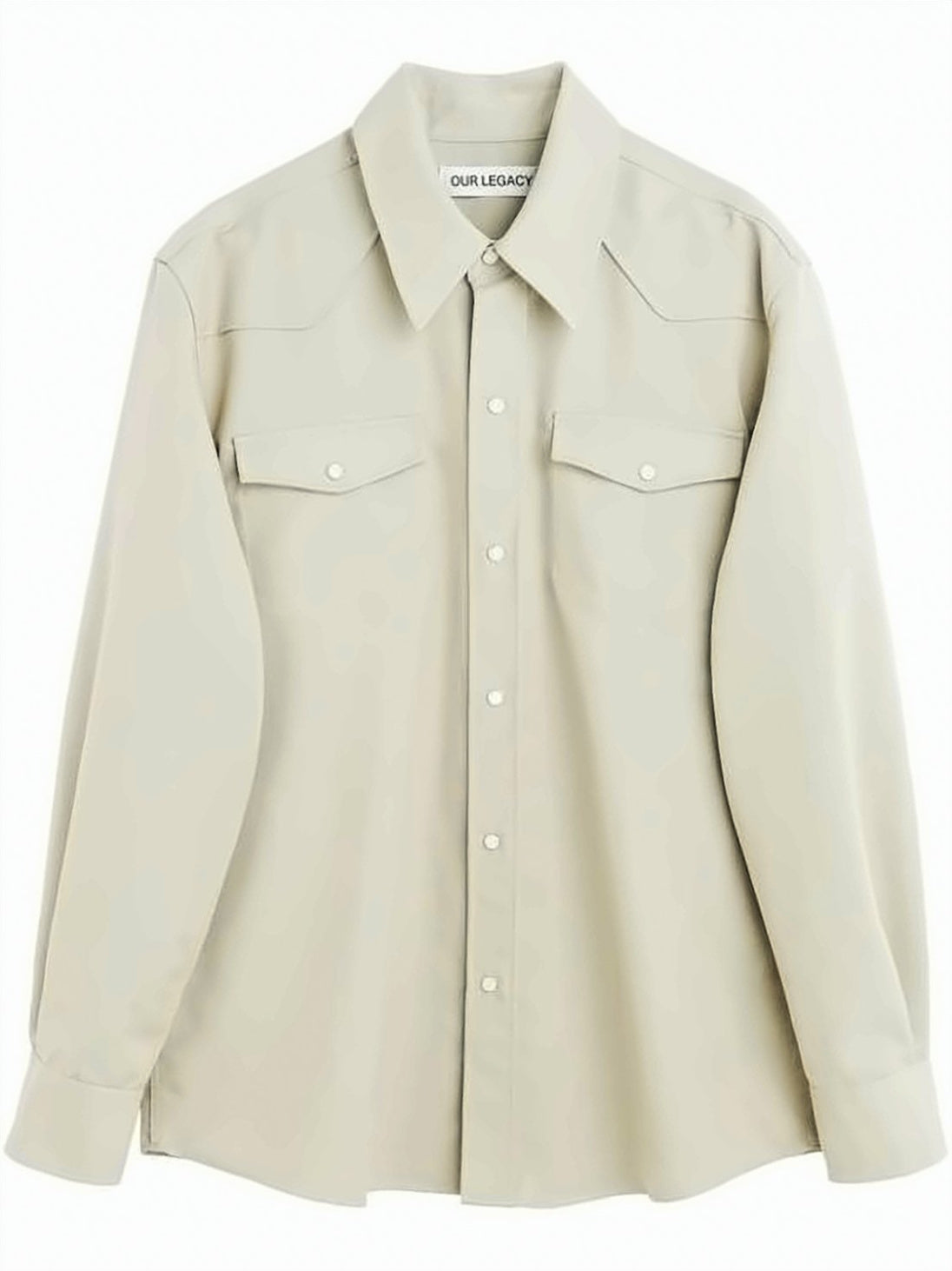 Long-Sleeve Casual Shirt with Classic Collar