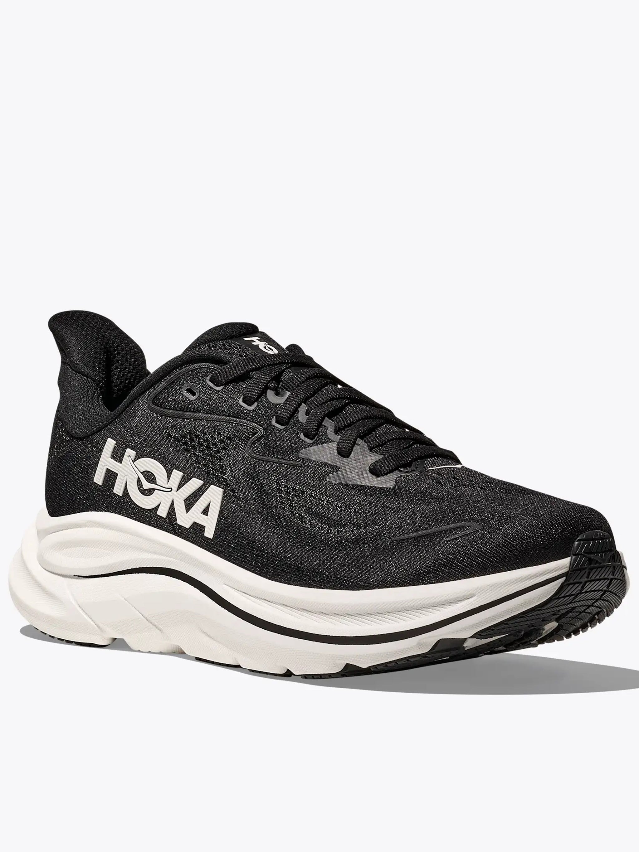 Black Clifton 10 Cushioned Mesh Sneakers
