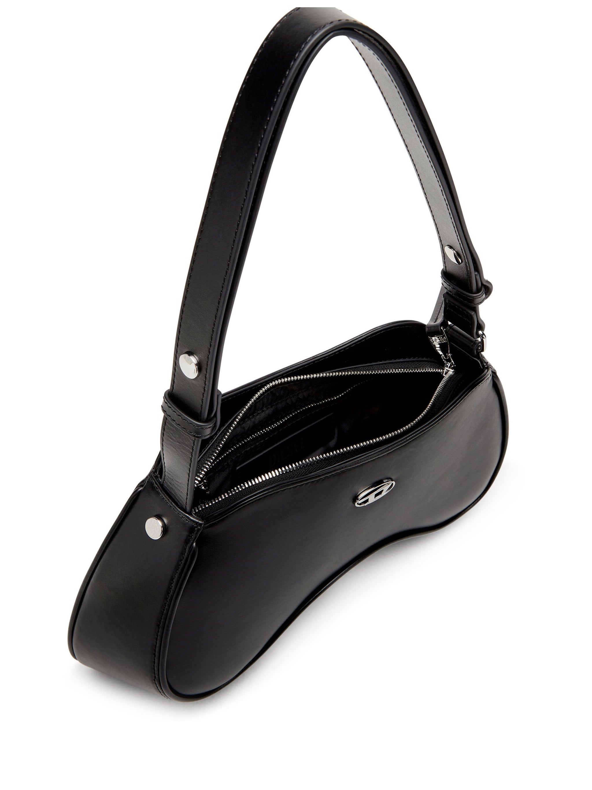 Black Play Game Controller Leather Bag