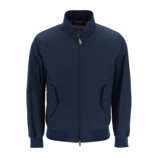 Classic Stand Collar Jacket With Button Closure And Zip Fastening