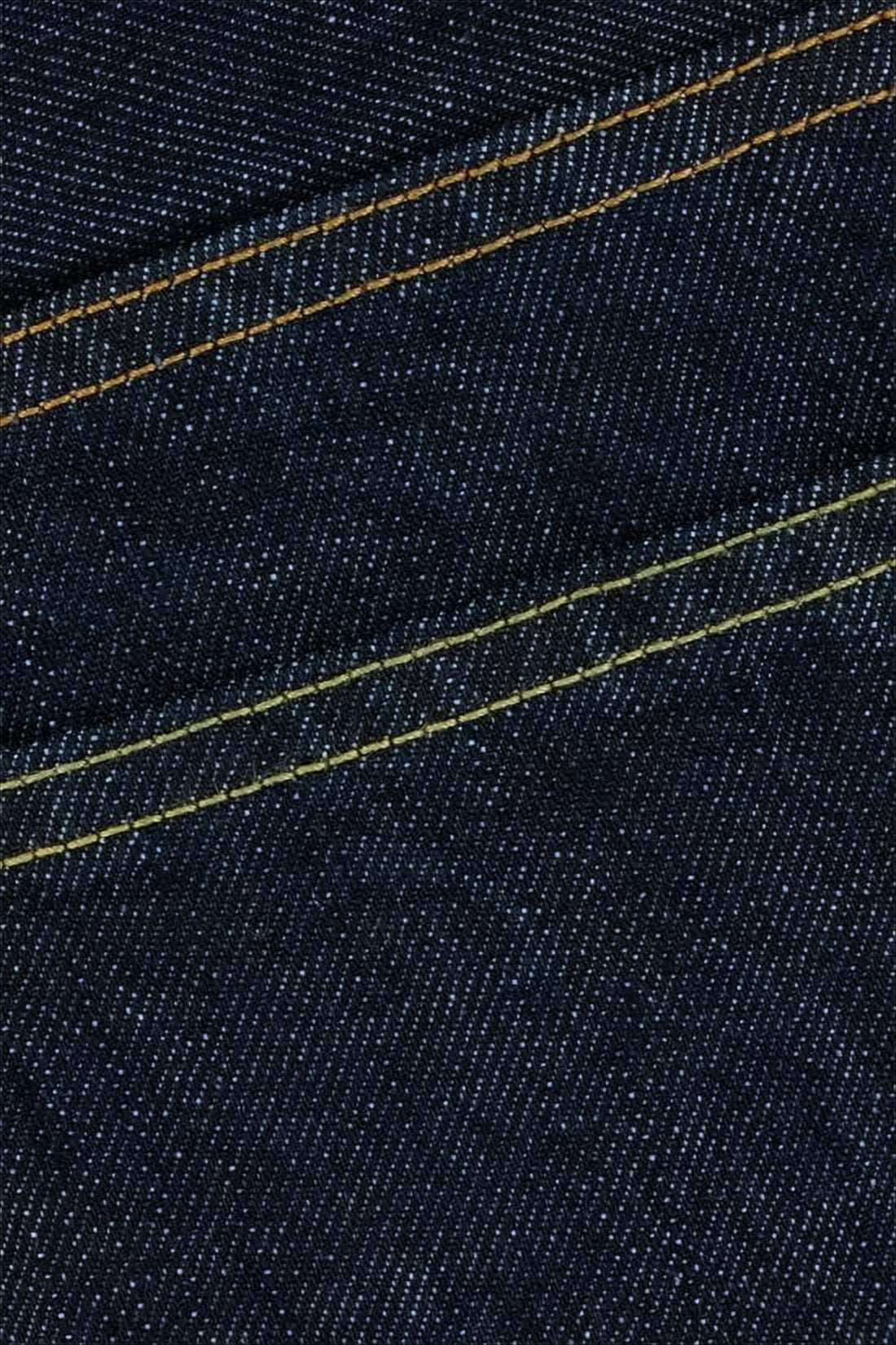 Straight-Leg Denim Pants With Cropped Length