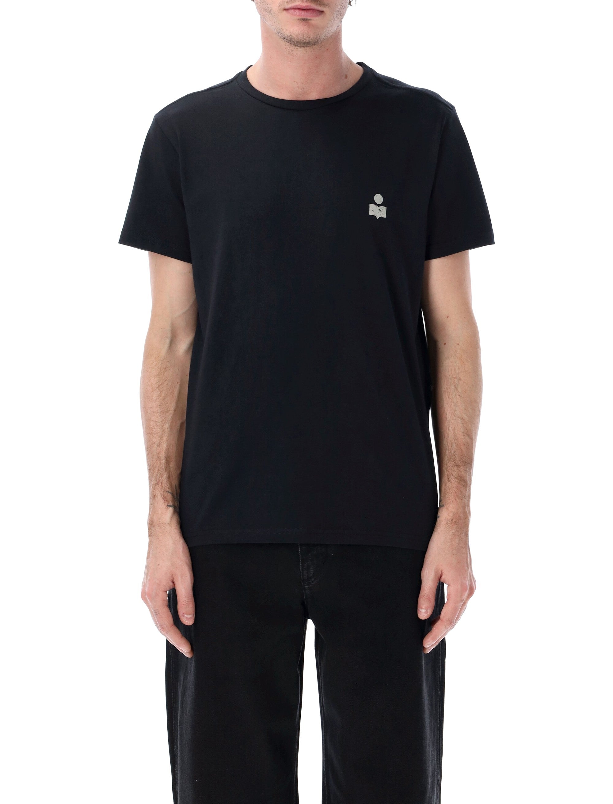 Marant Zafferh Cotton Logo T-Shirt