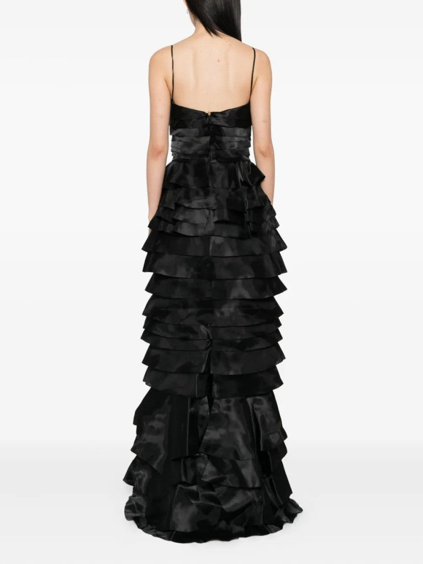 Layered Organza Long Dress