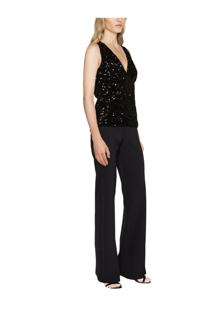 Black Straight Pants