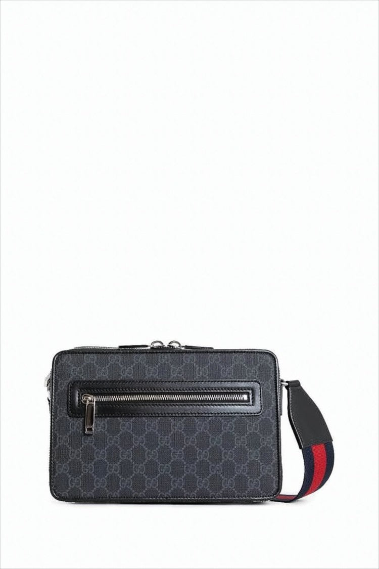 Rectangular Crossbody Bag with Monogram Canvas